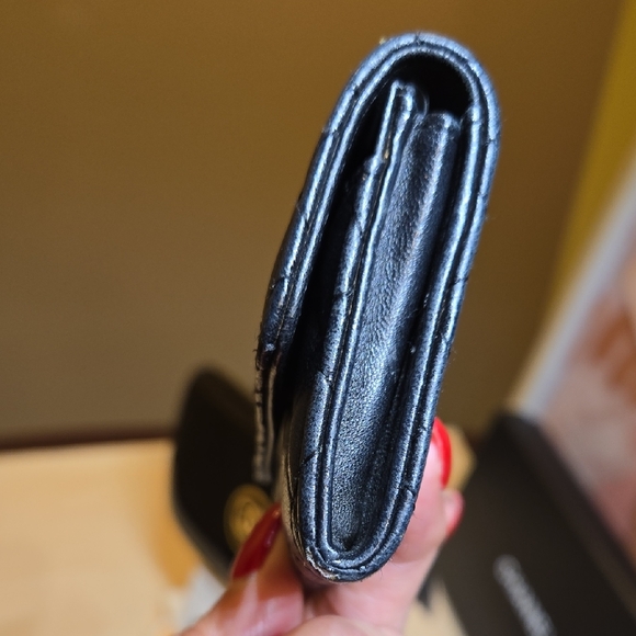 Chanel Black Quilted SMALL Wallet - Picture 14 of 15